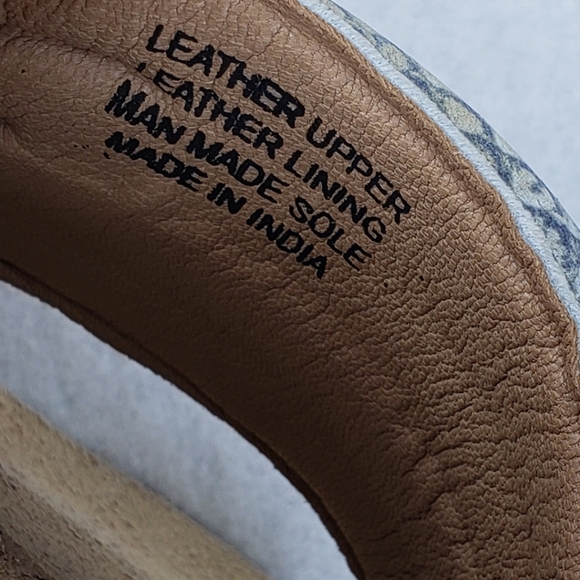 Coconuts By Matisse Multi Color Snake Print Leather Slides Sandels Sz 9 - Picture 12 of 12